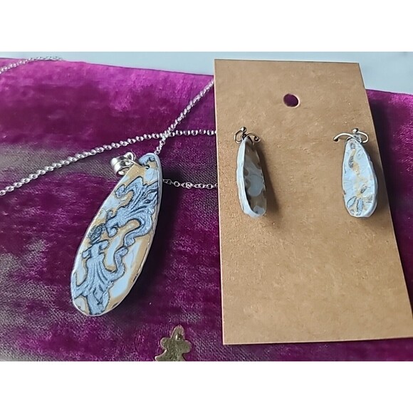 925 Polymer Clay Jewelry Set, NEW - Picture 3 of 10